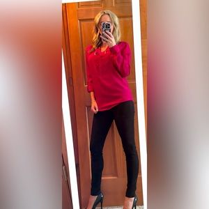 Michael Kors Fuchsia Pink Office/Work Blouse